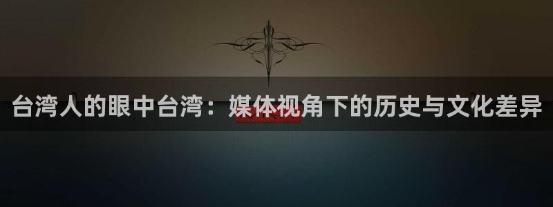 门徒平台登录地址：台湾人的眼中台湾：媒体视角下的历史与文化差异