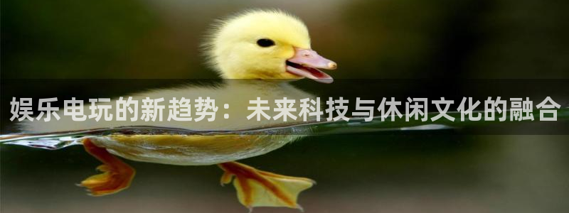 门徒平台注册：娱乐电玩的新趋势：未来科技与休闲文化的融合